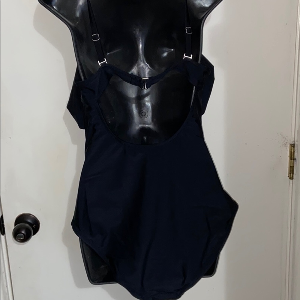 Black Ruffle Bathing Suit - Picture 3 of 3
